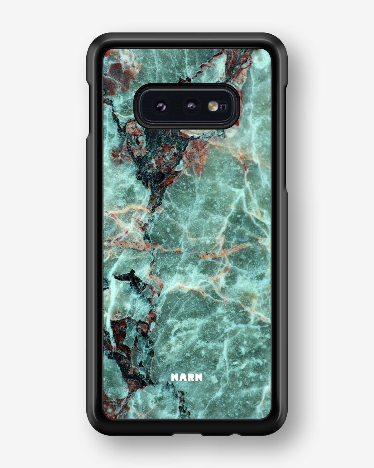 Samsung Galaxy S10e Hard Case – Green Marble - View 1