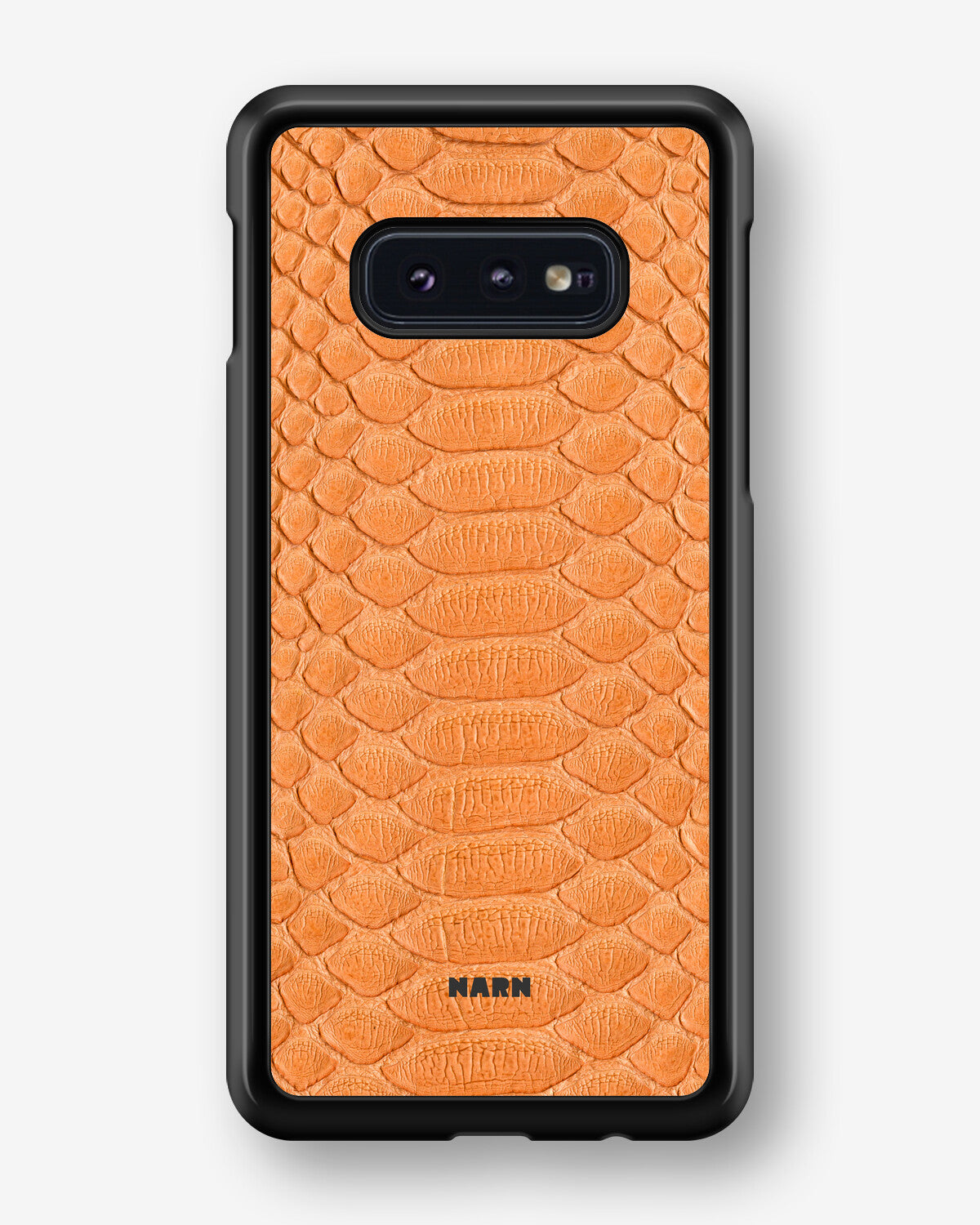 Samsung Galaxy S10e Hard Case – Orange Snake - View 1