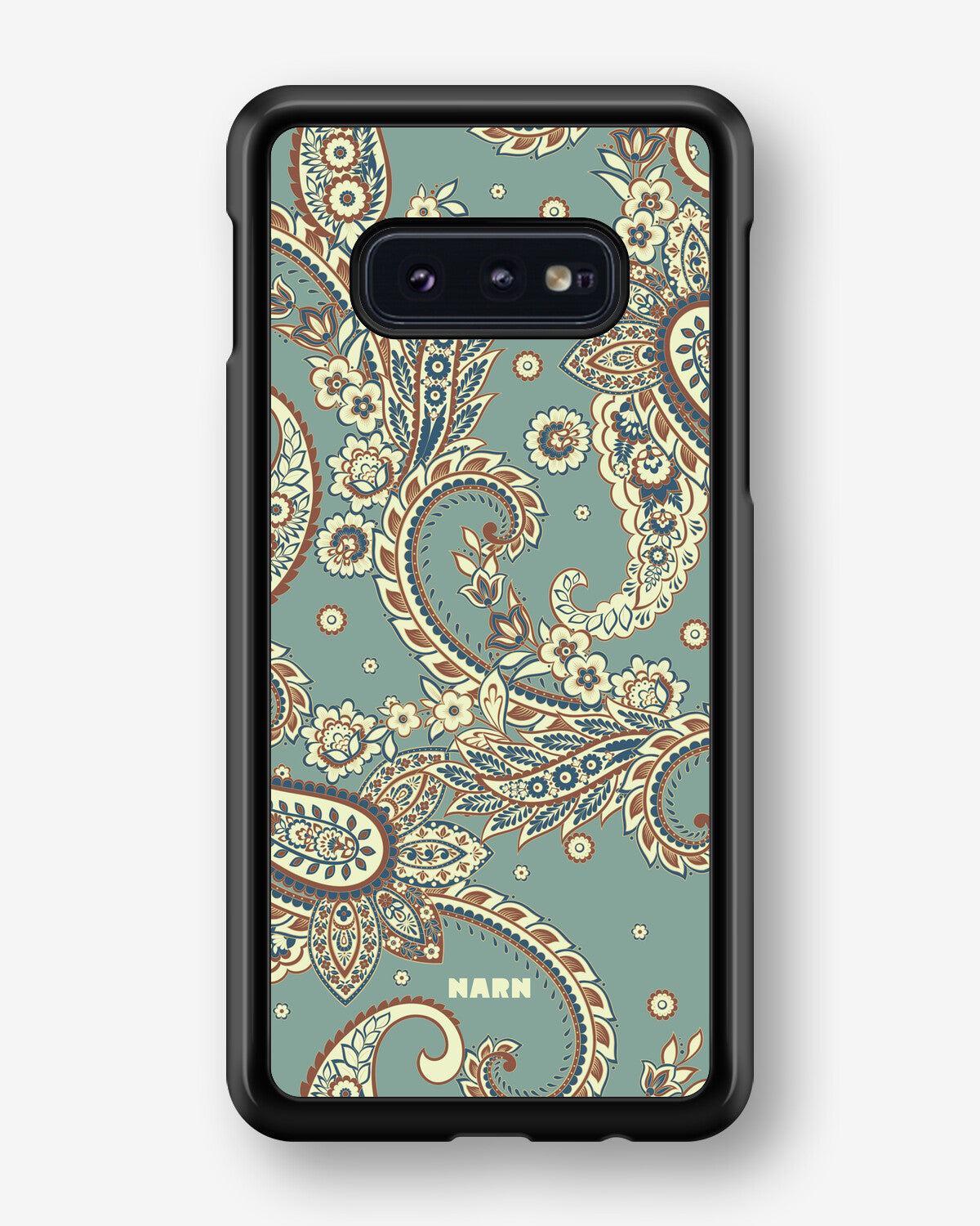Samsung Galaxy S10e Hard Case – Paisley Green - View 1