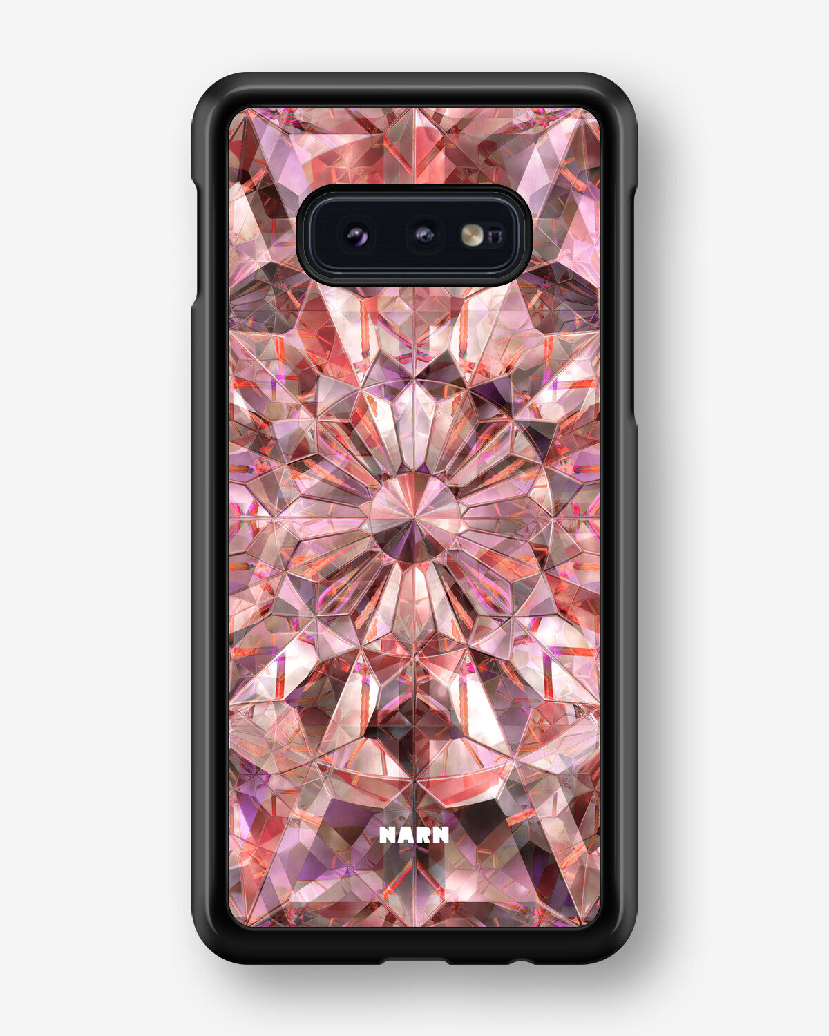 Samsung Galaxy S10e Hard Case – Pink Crystals - View 1