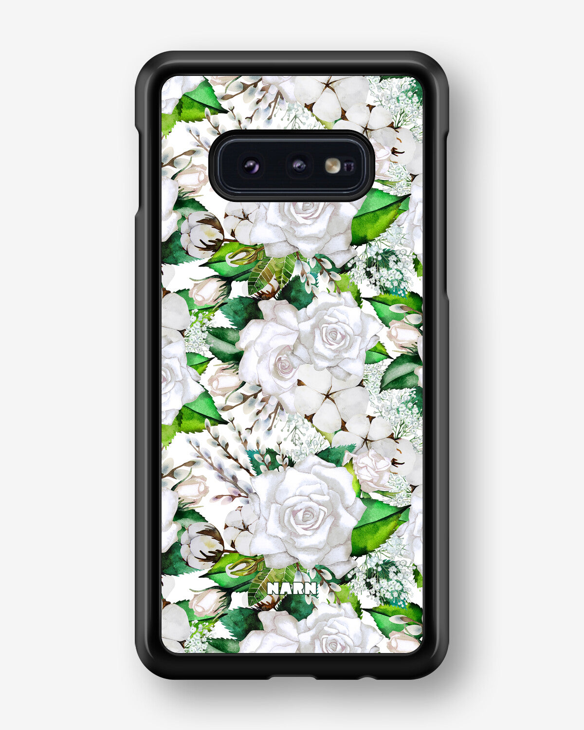 Samsung Galaxy S10e Hard Case – White Bloom - View 1