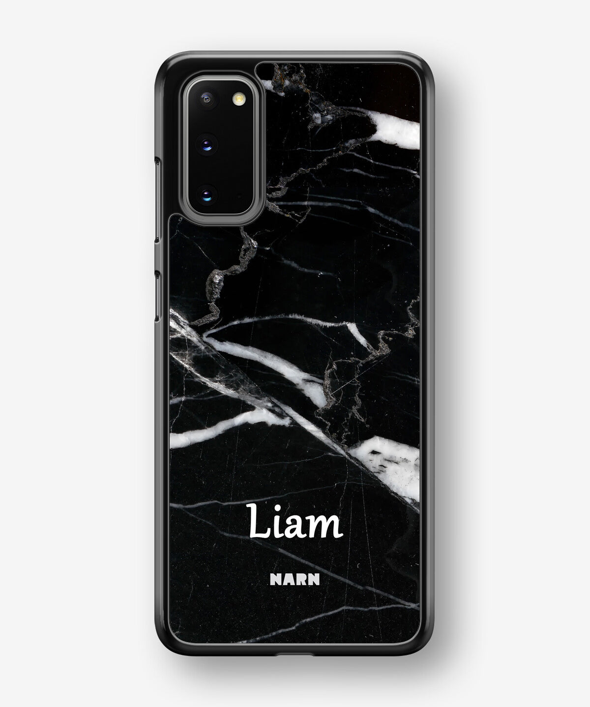 Samsung Galaxy S20 FE Hard Case – Custom - Black Marble - View 1