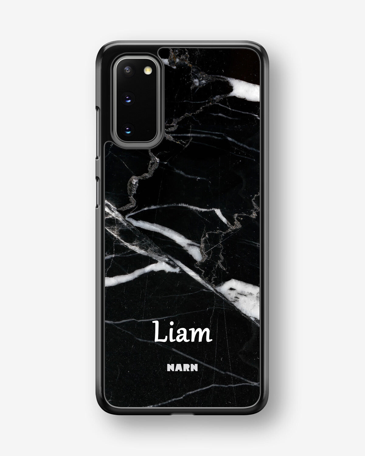 Samsung Galaxy S20 FE Hard Case – Custom - Black Marble - View 1