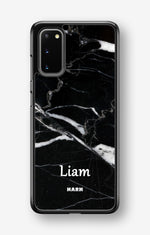 Samsung Galaxy S20 FE Hard Case – Custom - Black Marble - View 1