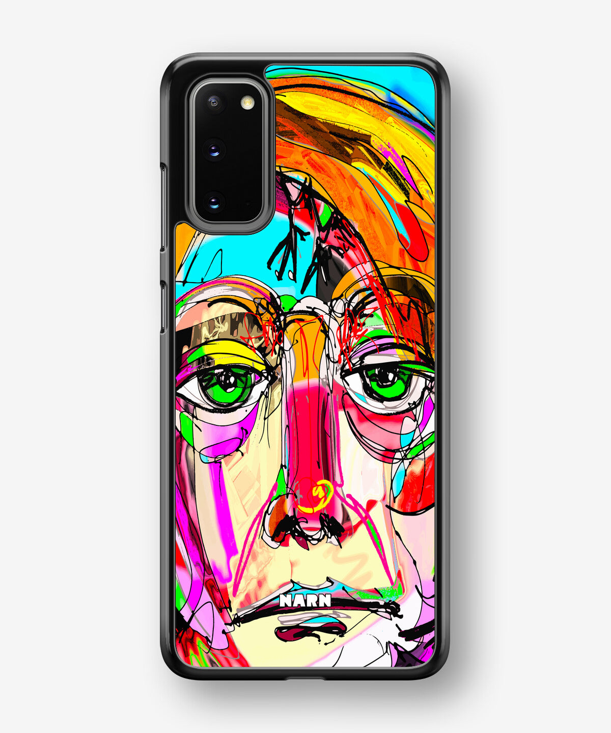 Samsung Galaxy S20 FE Hard Case – Abstract Portrait - View 1
