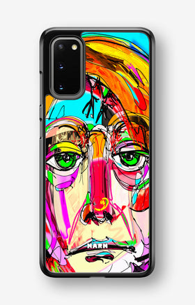 Samsung Galaxy S20 FE Hard Case – Abstract Portrait - View 1