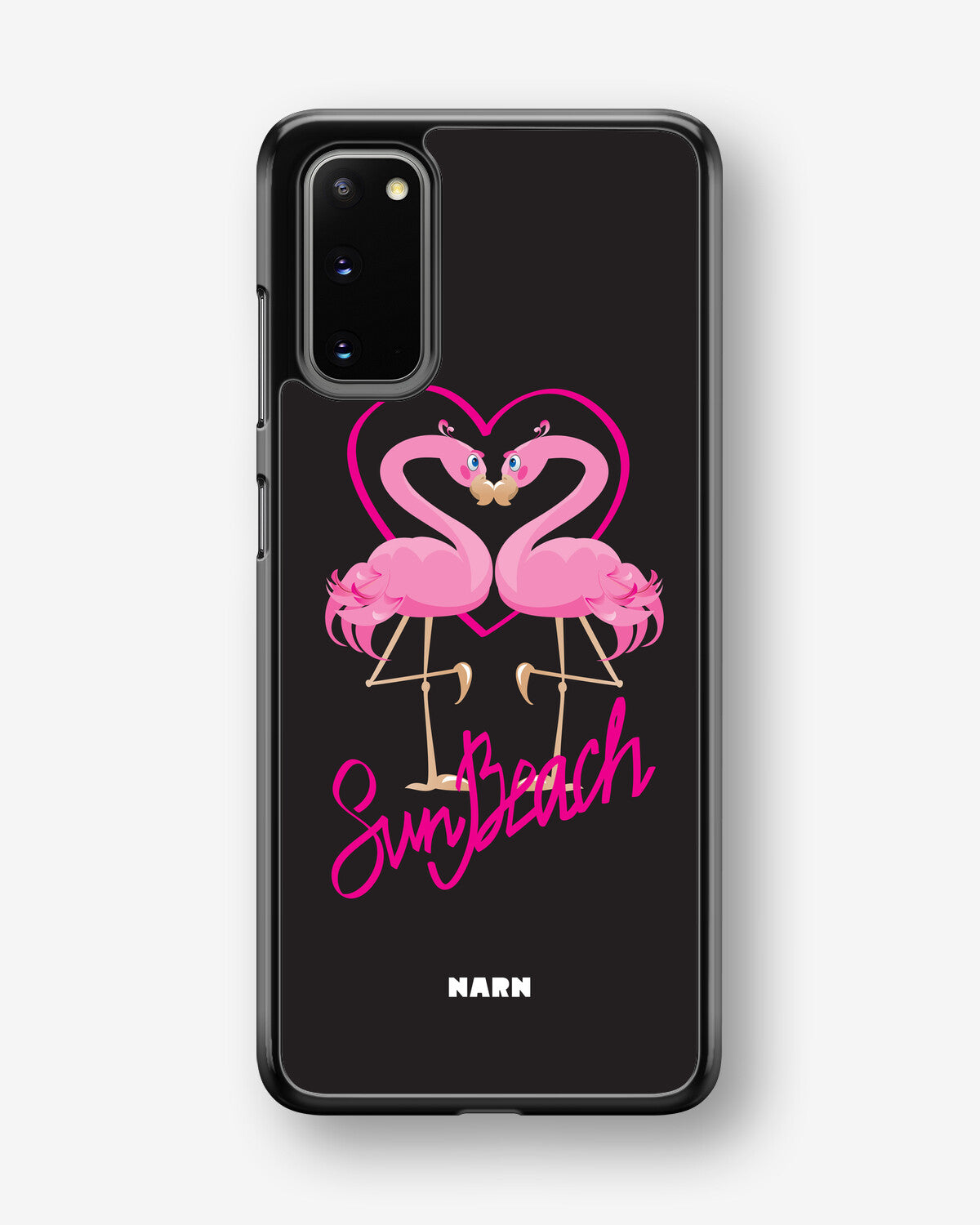 Samsung Galaxy S20 FE Hard Case – Beach Flamingo - View 1