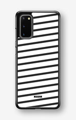 Samsung Galaxy S20 FE Hard Case – Black Stripes - View 1