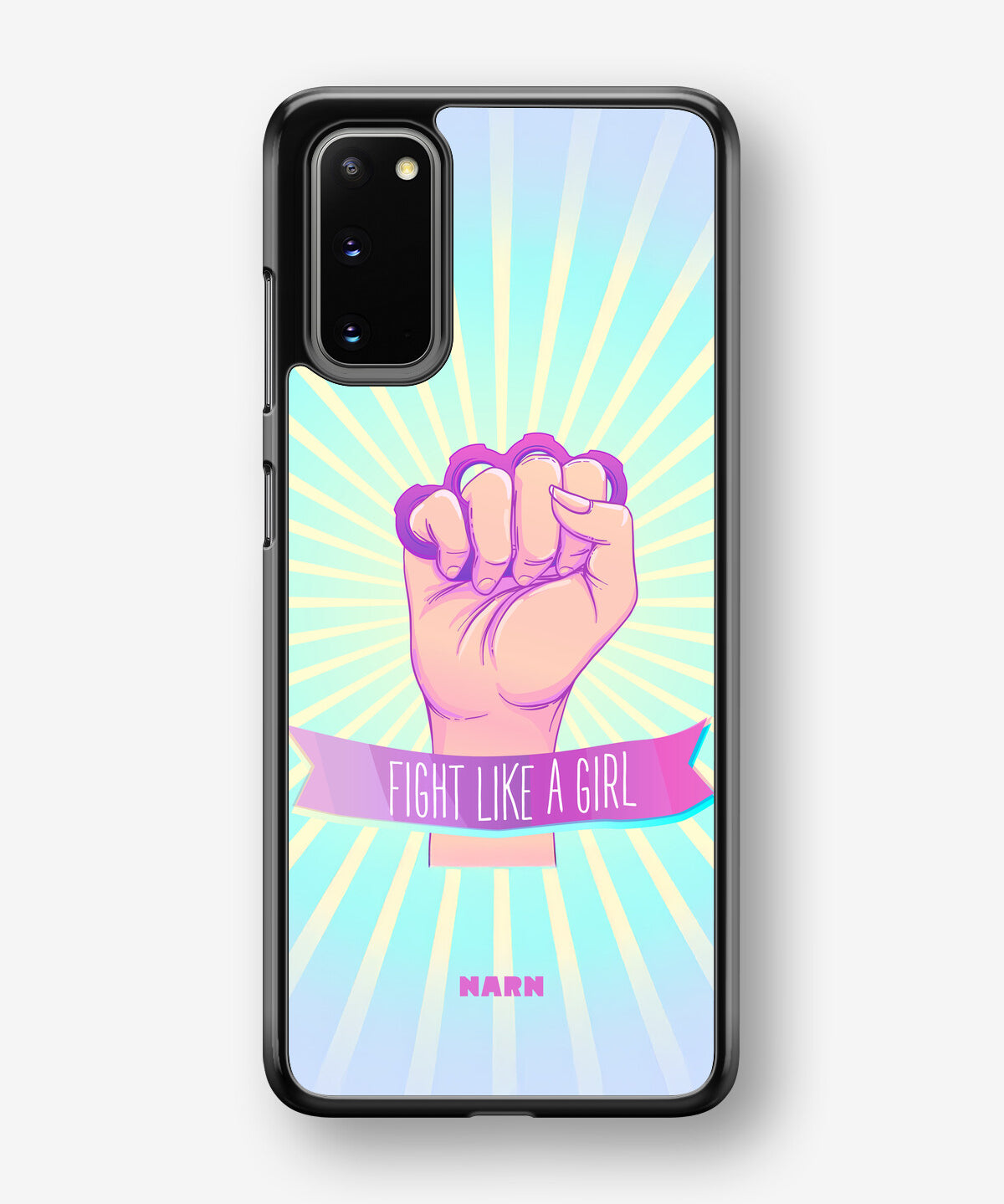 Samsung Galaxy S20 FE Hard Case – Fight Like A Girl - View 1