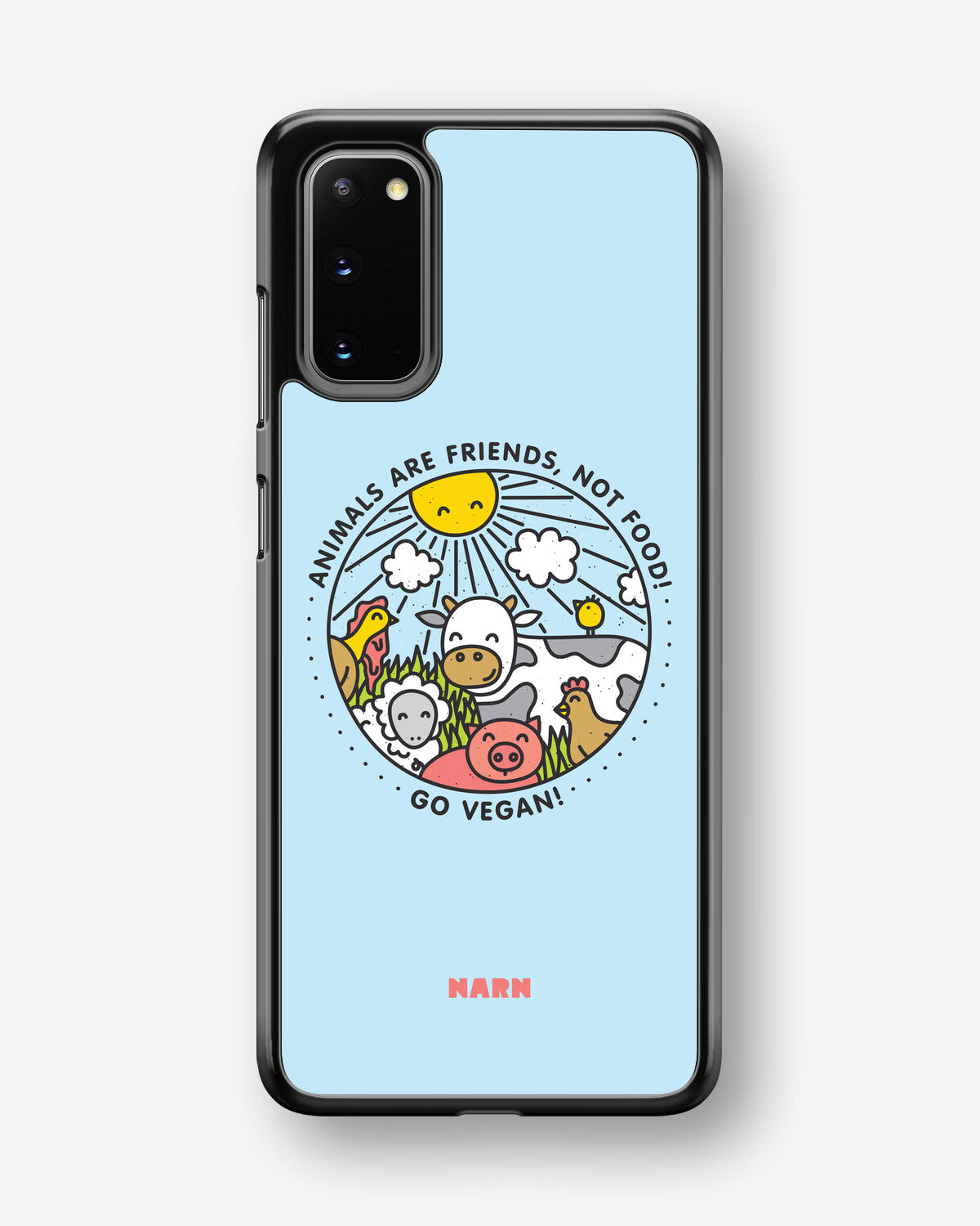 Samsung Galaxy S20 FE Hard Case – Friends, Not Food - View 1