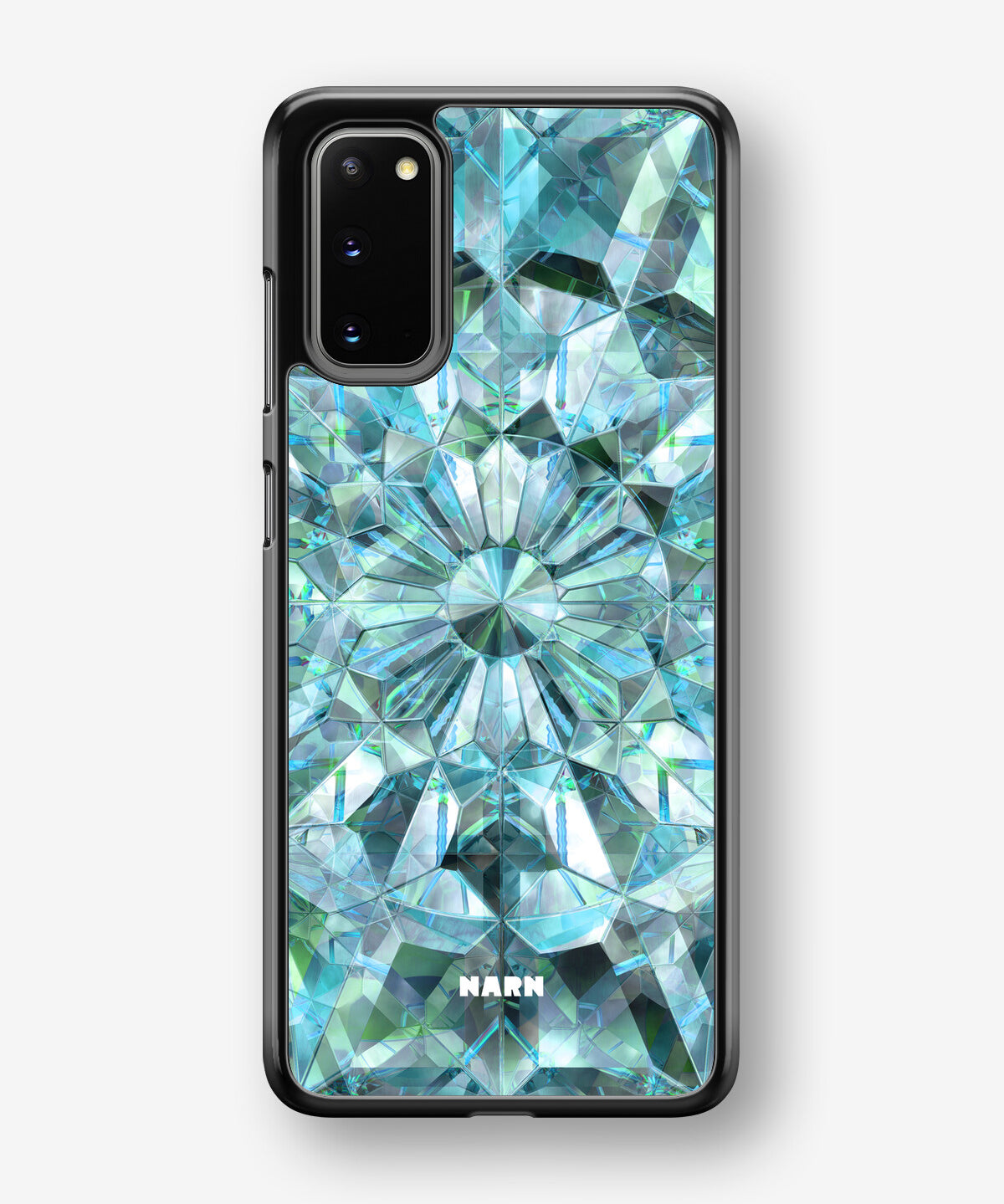 Samsung Galaxy S20 FE Hard Case – Green Crystals - View 1