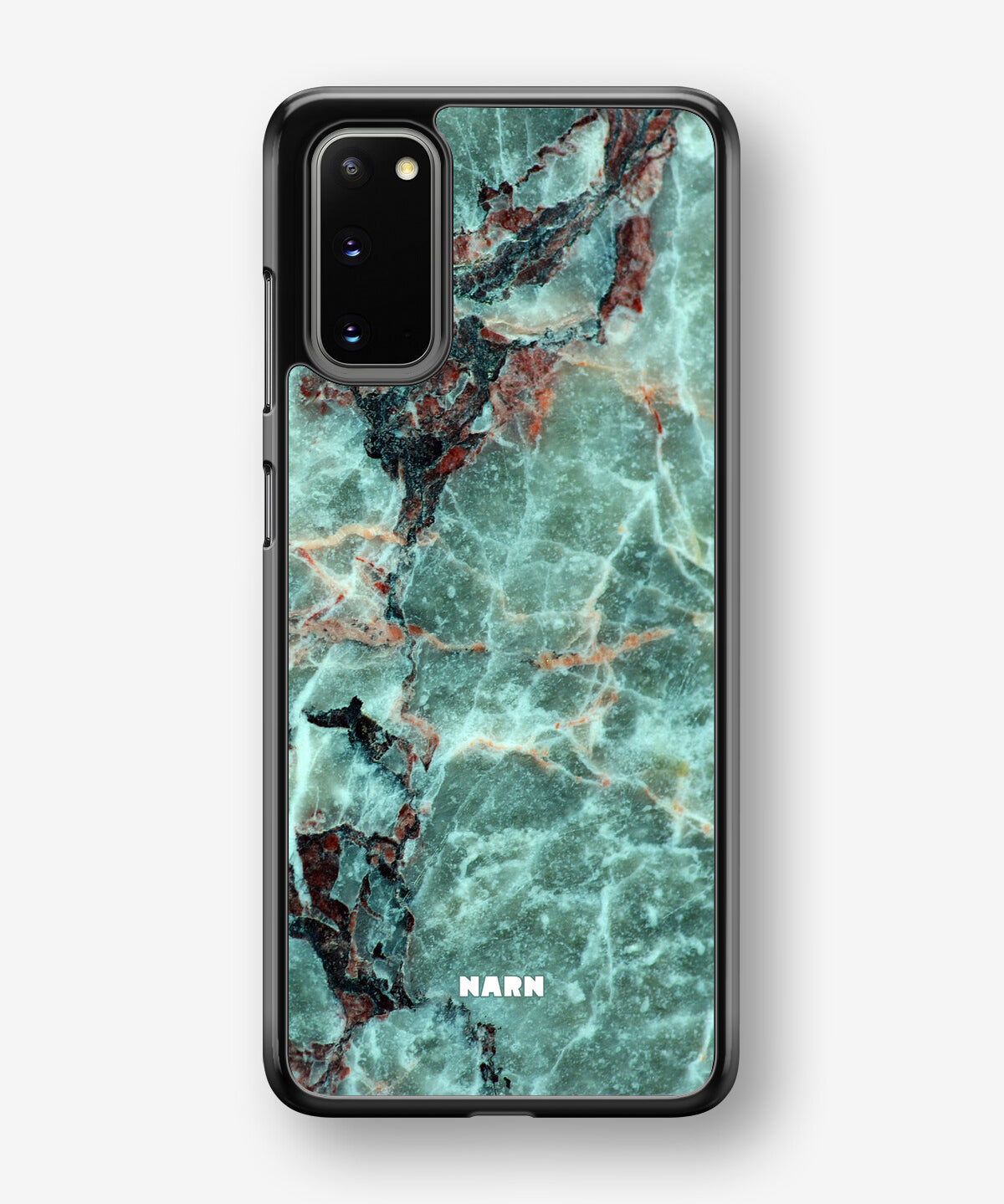 Samsung Galaxy S20 FE Hard Case – Green Marble - View 1