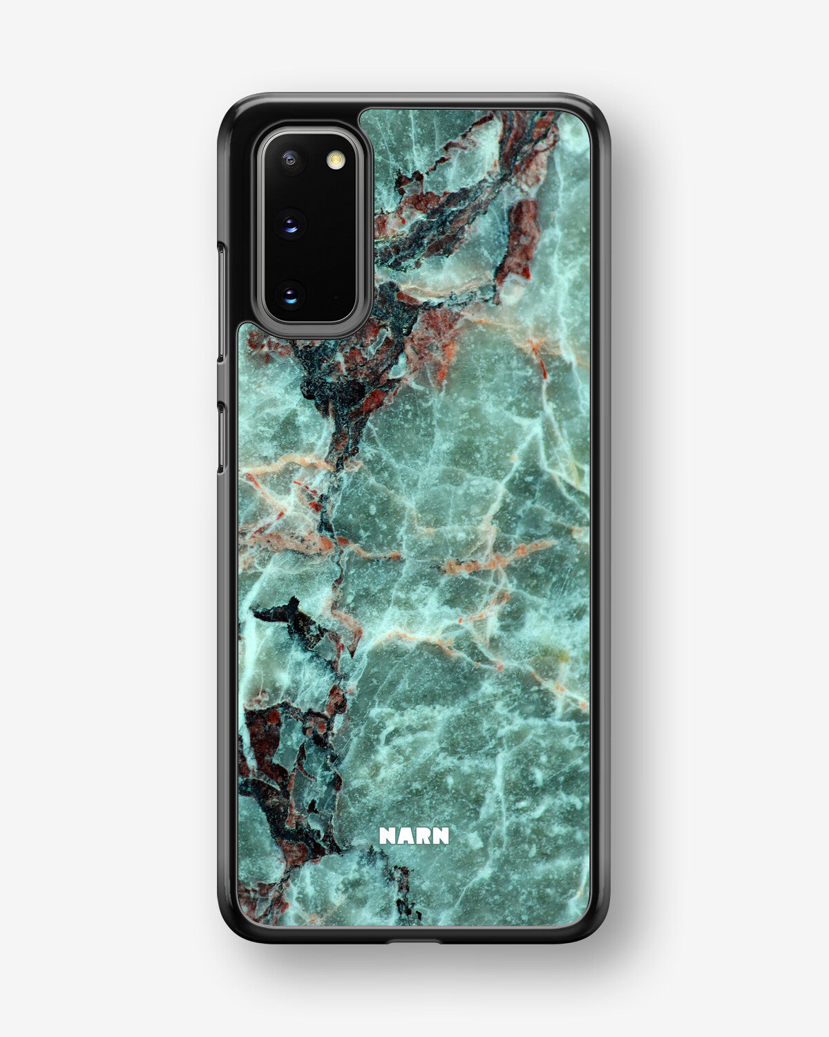 Samsung Galaxy S20 FE Hard Case – Green Marble - View 1