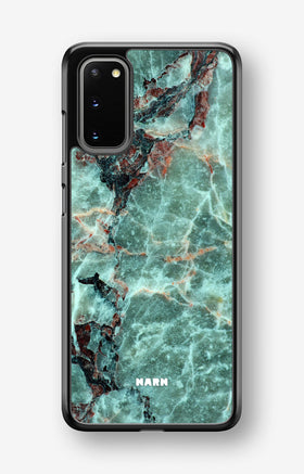 Samsung Galaxy S20 FE Hard Case – Green Marble - View 1