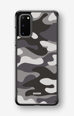 Samsung Galaxy S20 FE Hard Case – Grey Camo - View 1