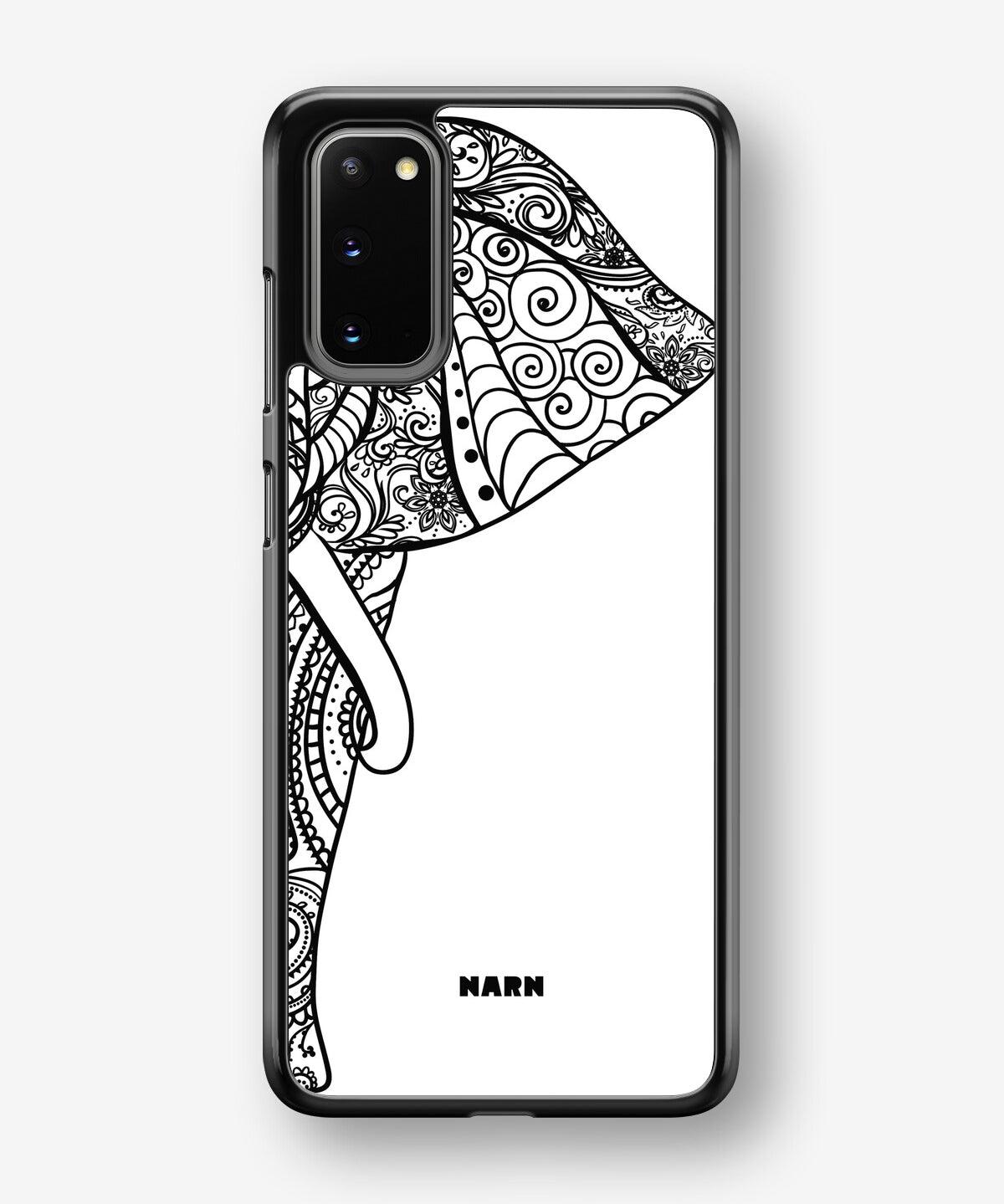 Samsung Galaxy S20 FE Hard Case – Mandala Elephant - View 1