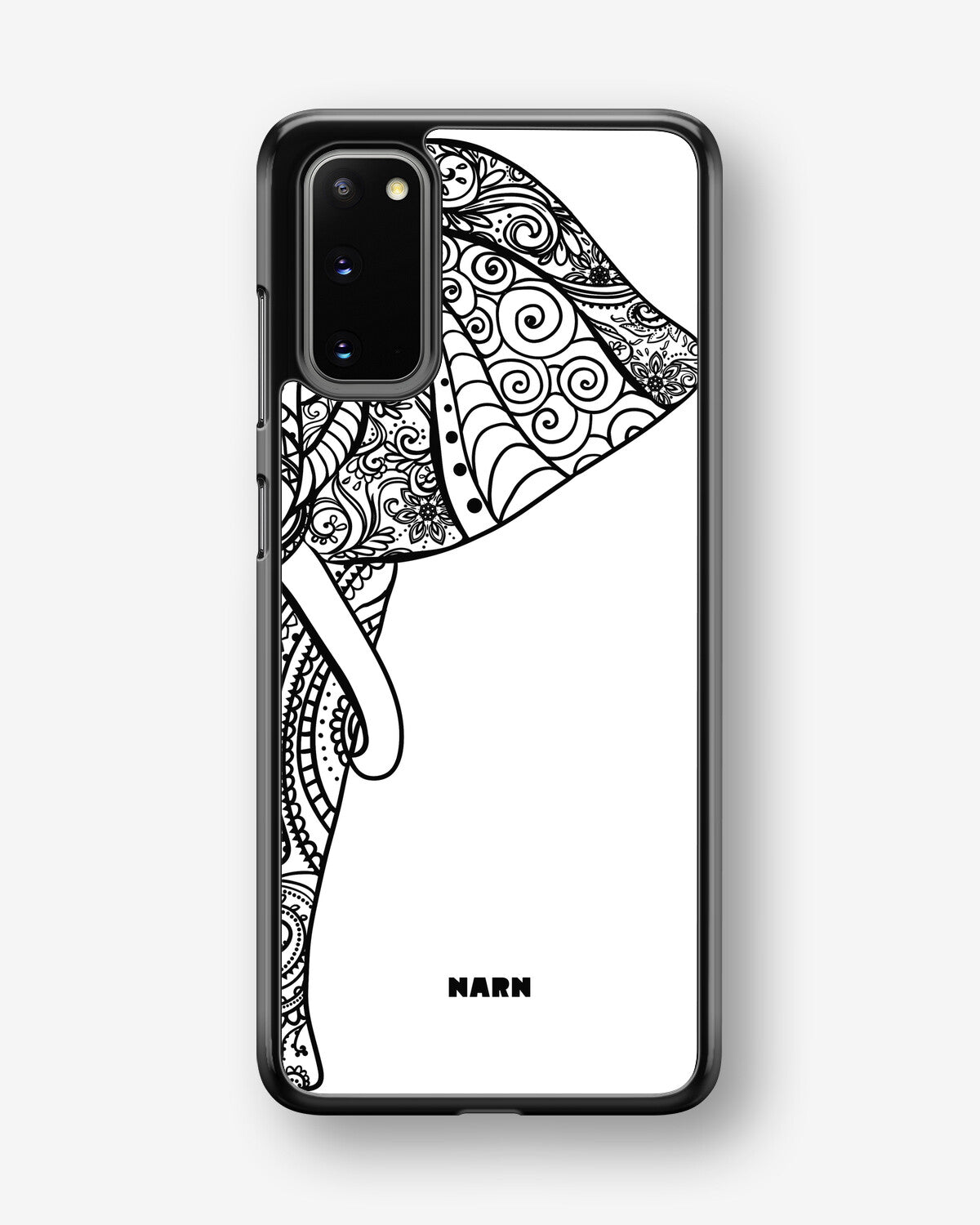 Samsung Galaxy S20 FE Hard Case – Mandala Elephant - View 1