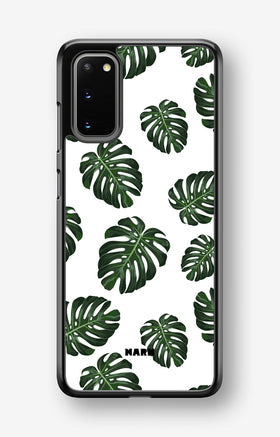 Samsung Galaxy S20 FE Hard Case – Monstera Pattern - View 1