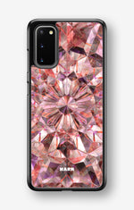 Samsung Galaxy S20 FE Hard Case – Pink Crystals - View 1