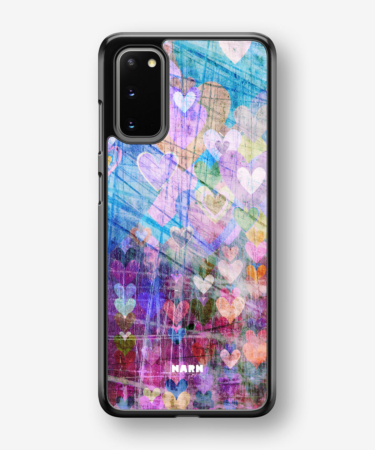 Samsung Galaxy S20 FE Hard Case – Purple Hearts - View 1