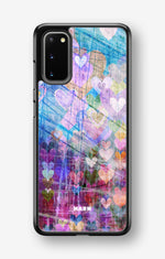 Samsung Galaxy S20 FE Hard Case – Purple Hearts - View 1