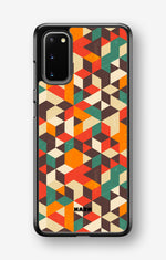 Samsung Galaxy S20 FE Hard Case – Retro Geometric - View 1