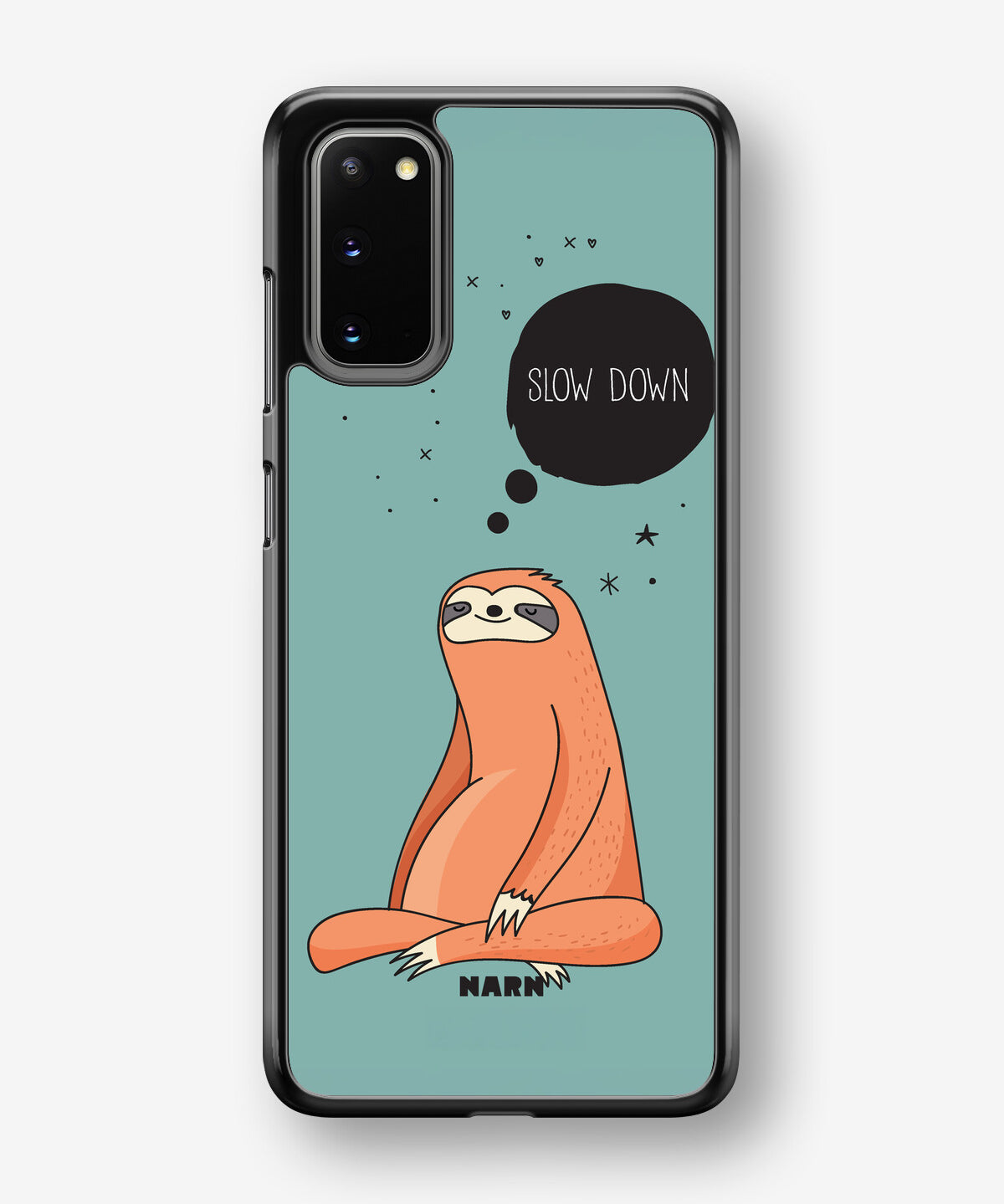 Samsung Galaxy S20 FE Hard Case – Slow Down Sloth - View 1