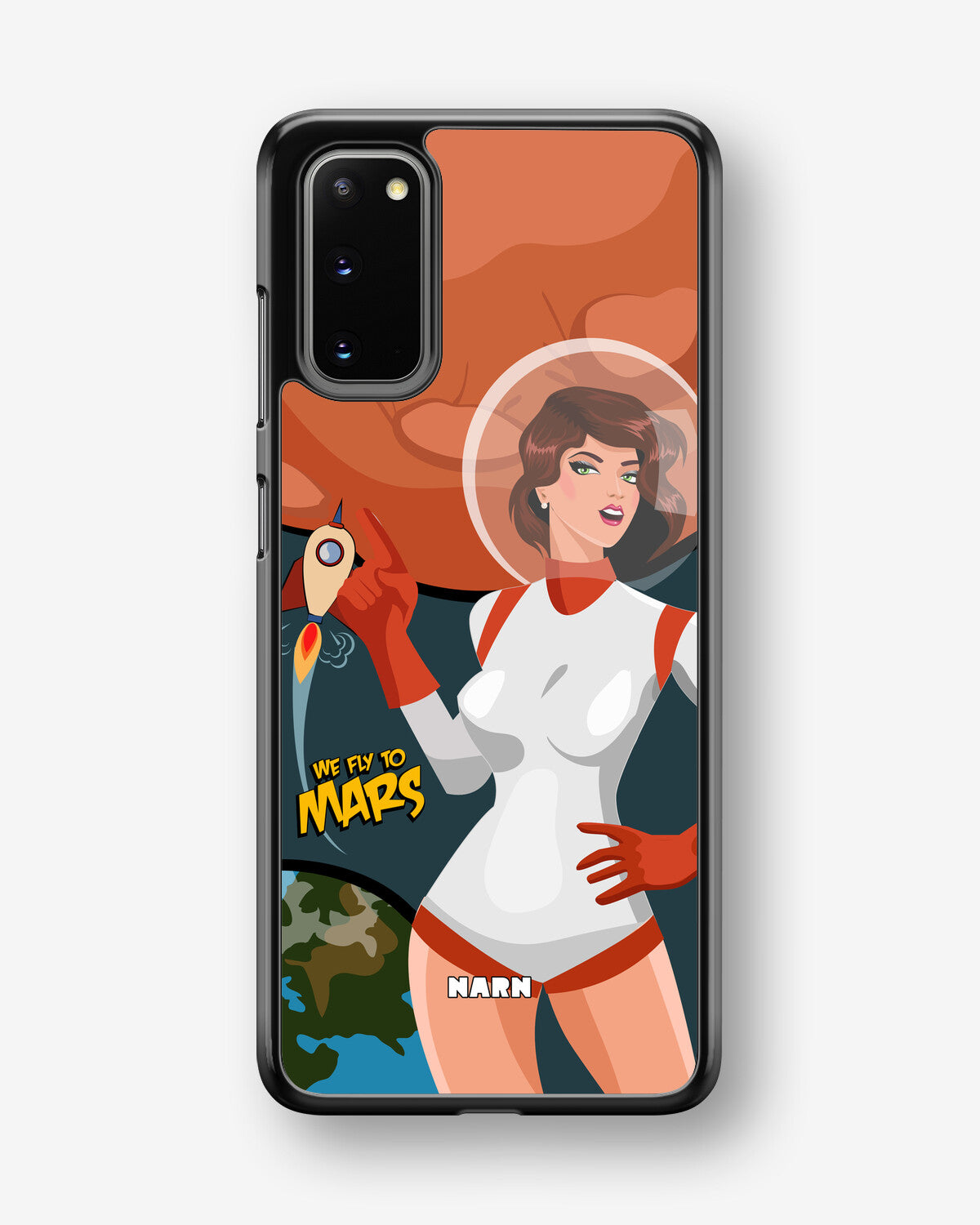 Samsung Galaxy S20 FE Hard Case – We Fly To Mars - View 1