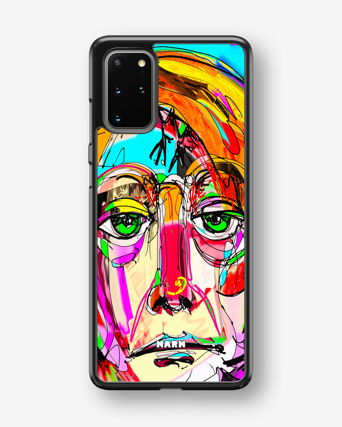 Samsung Galaxy S20 Plus Hard Case – Abstract Portrait - View 1