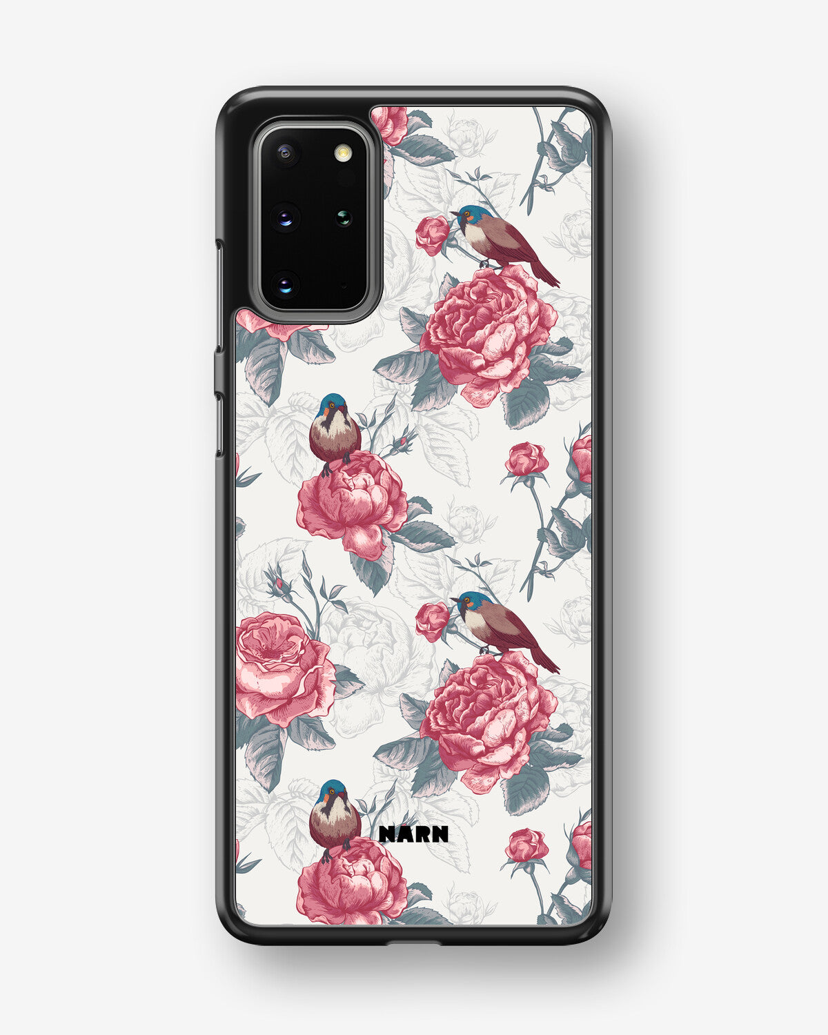 Samsung Galaxy S20 Plus Hard Case – Birds Among Roses - View 1