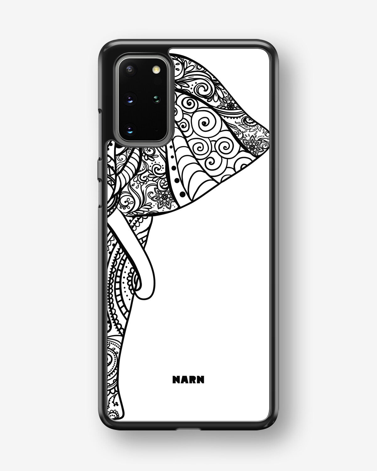 Samsung Galaxy S20 Plus Hard Case – Mandala Elephant - View 1