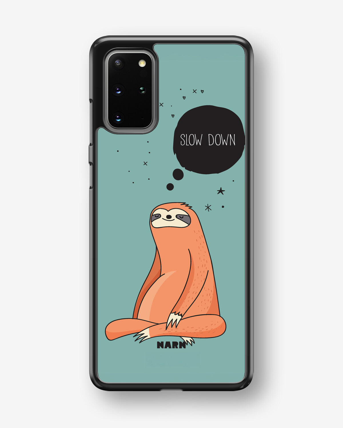 Samsung Galaxy S20 Plus Hard Case – Slow Down Sloth - View 1