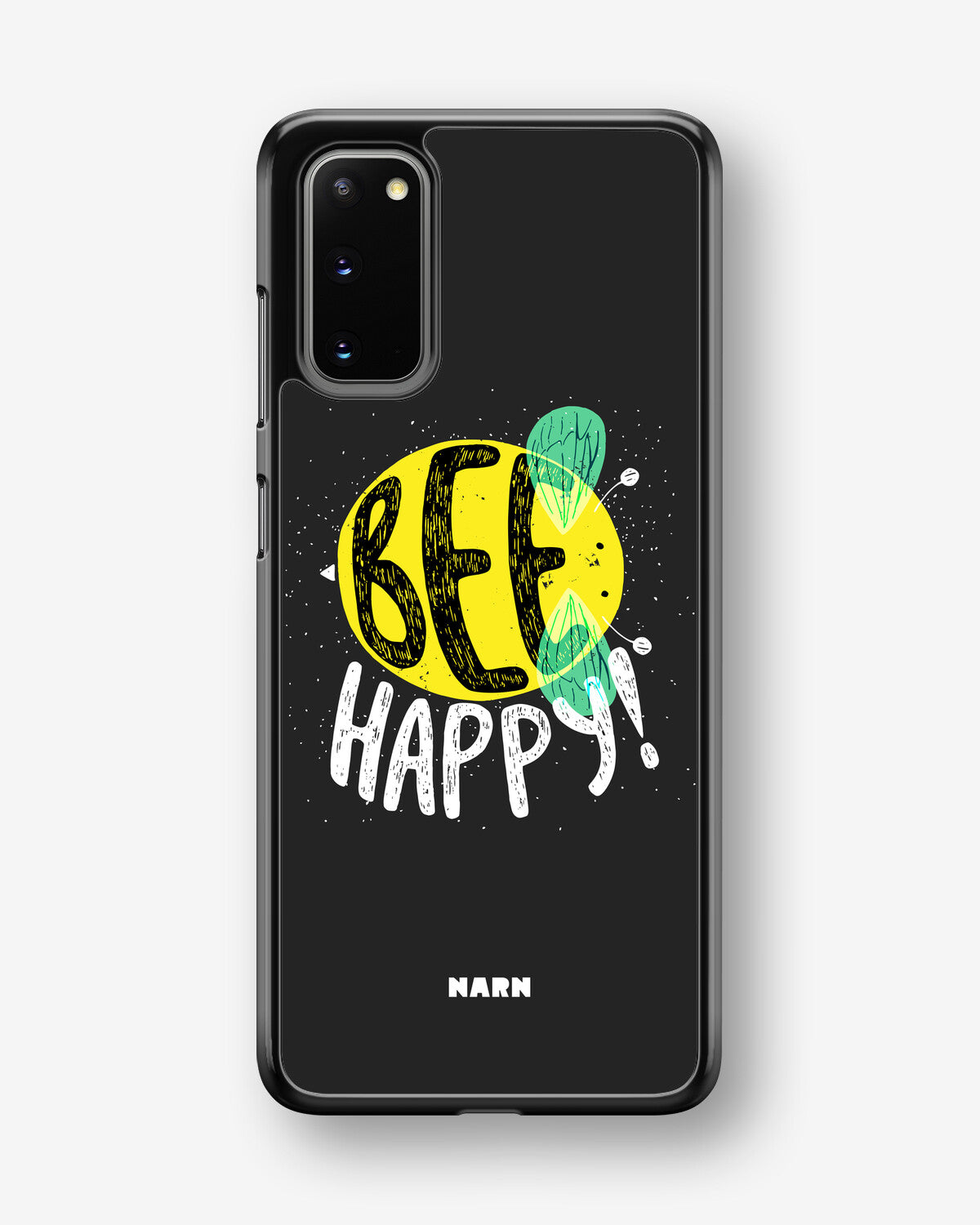 Samsung Galaxy S20 Hard Case – BEE Happy - View 1
