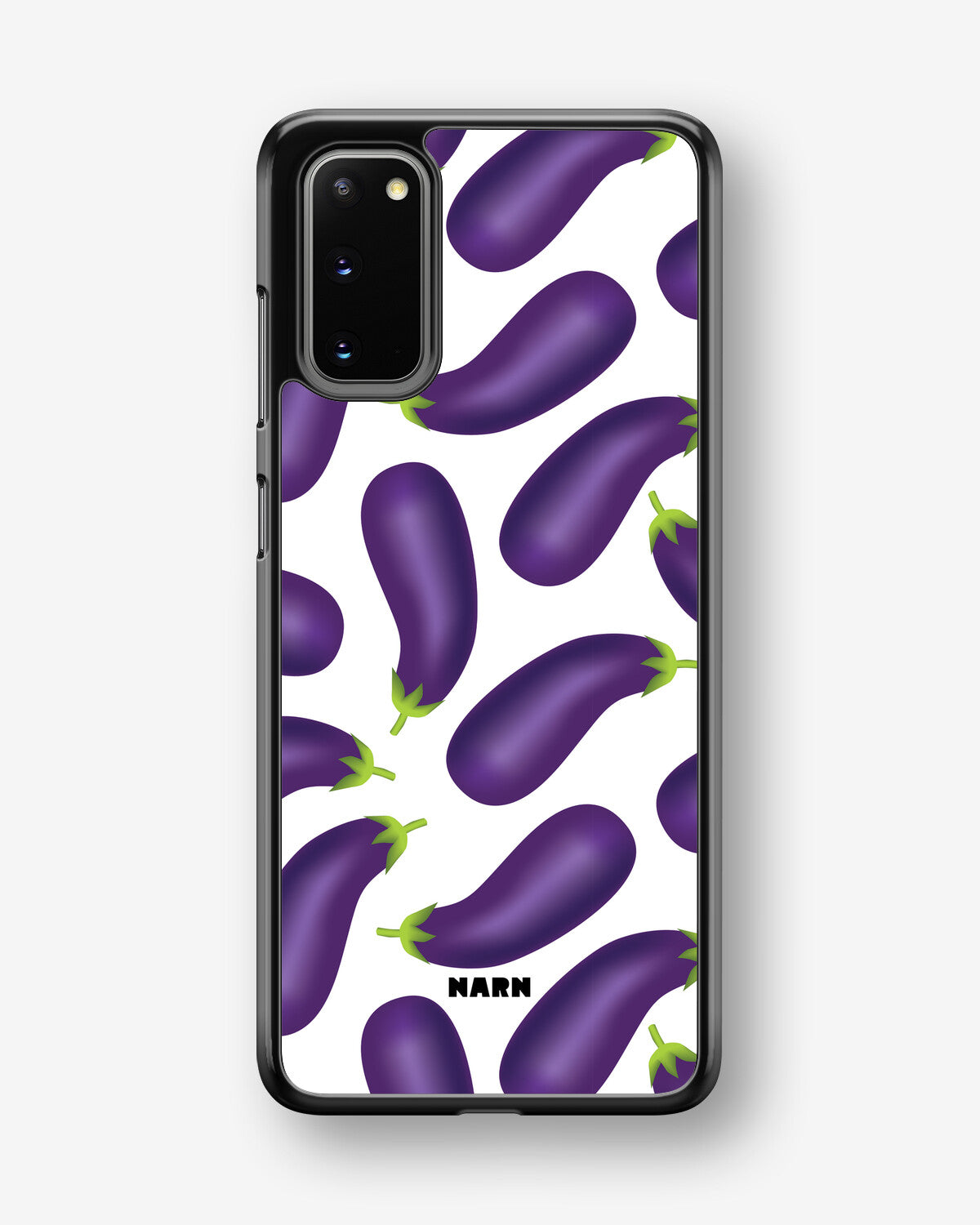 Samsung Galaxy S20 Hard Case – Eggplant Pattern - View 1
