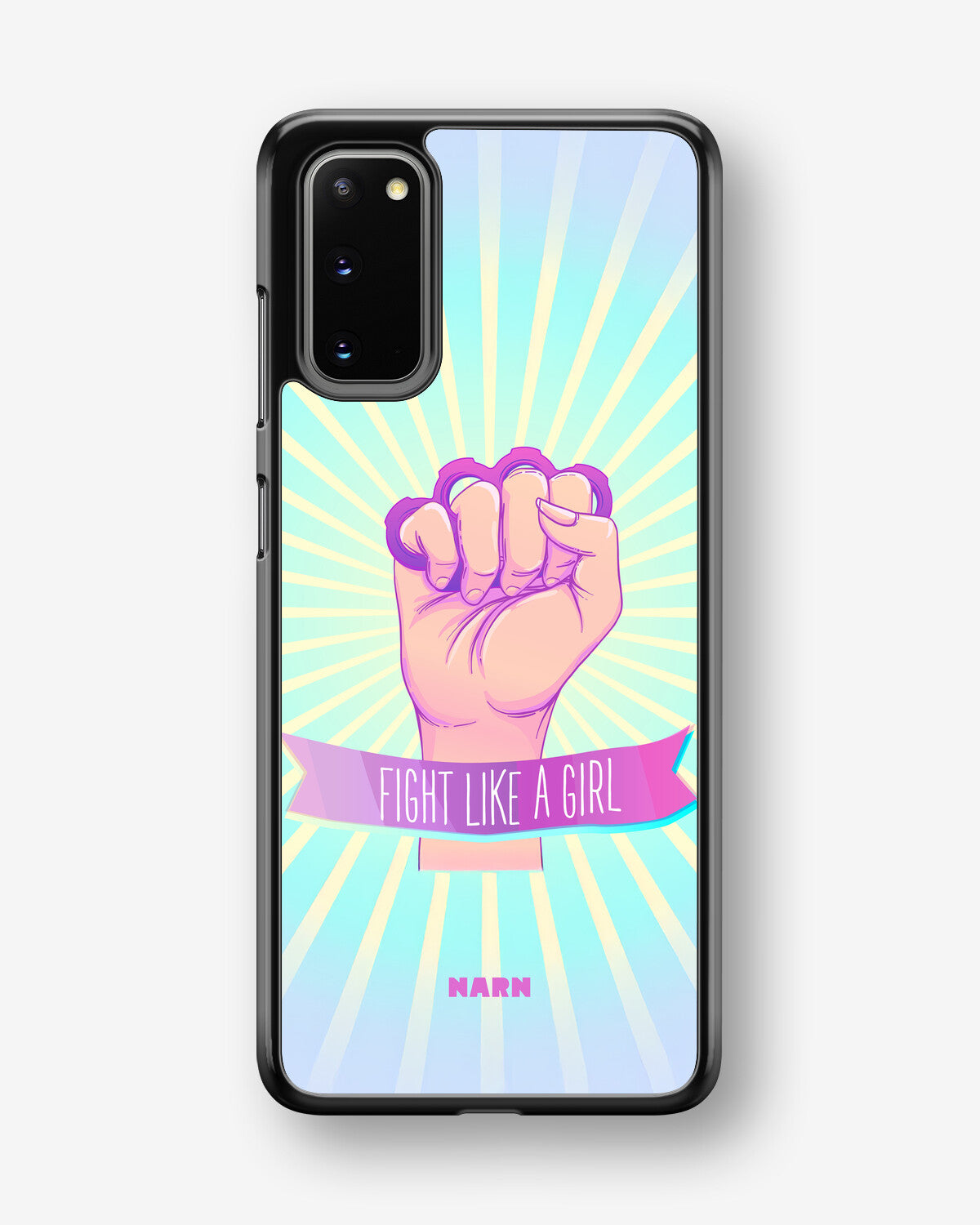 Samsung Galaxy S20 Hard Case – Fight Like A Girl - View 1