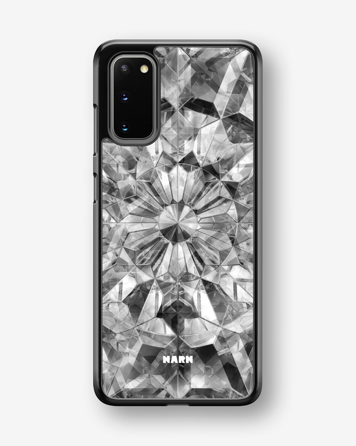 Samsung Galaxy S20 Hard Case – Grey Crystals - View 1