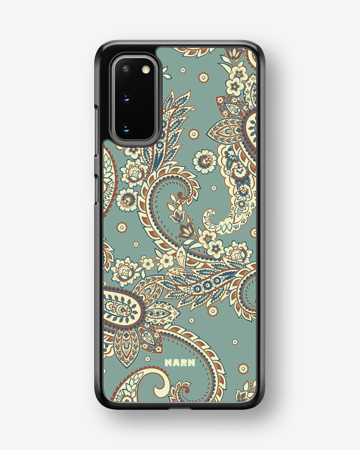 Samsung Galaxy S20 Hard Case – Paisley Green - View 1