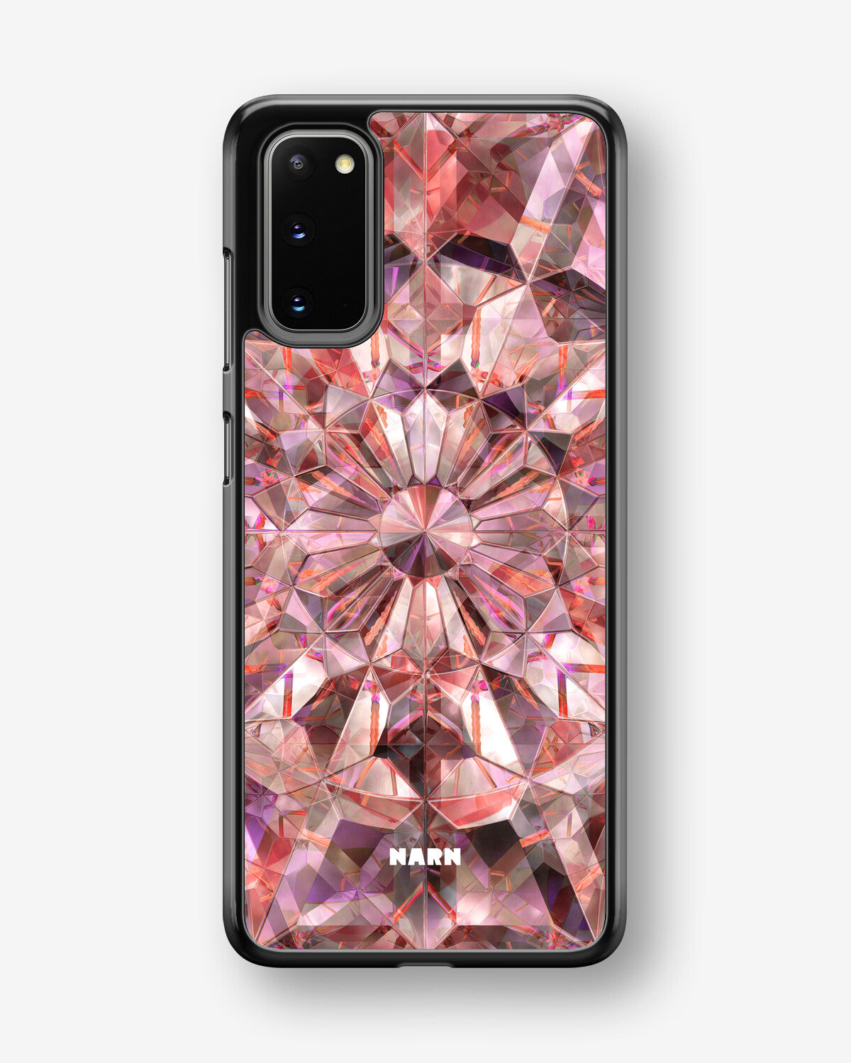 Samsung Galaxy S20 Hard Case – Pink Crystals - View 1