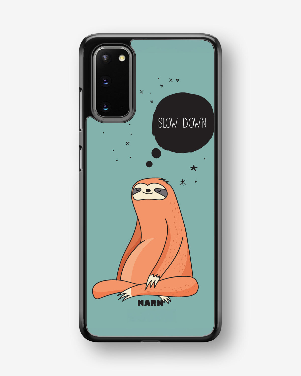 Samsung Galaxy S20 Hard Case – Slow Down Sloth - View 1