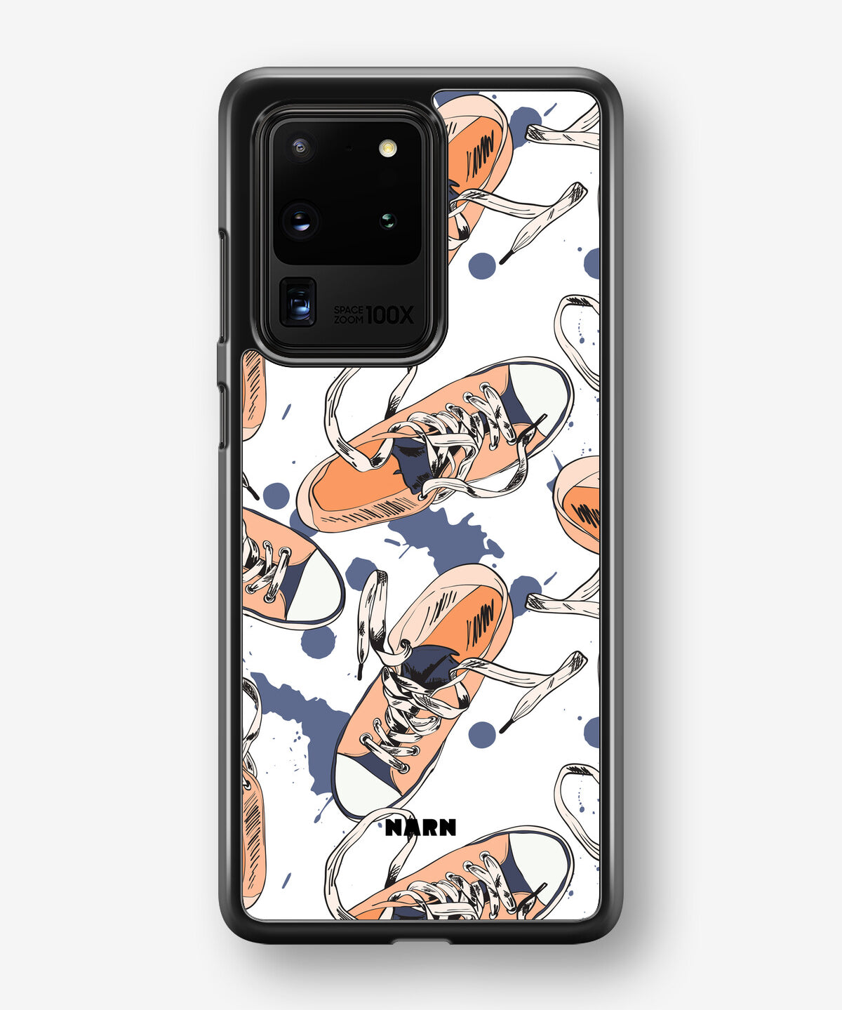 Samsung Galaxy S20 Ultra Hard Case – Apricot Sneakers - View 1