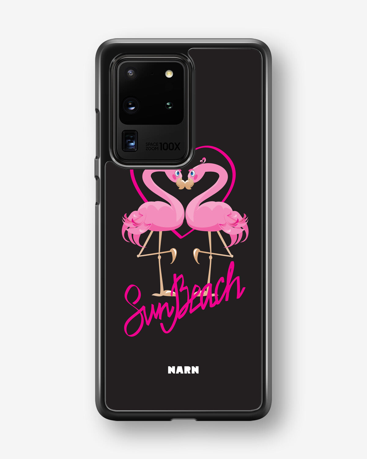 Samsung Galaxy S20 Ultra Hard Case – Beach Flamingo - View 1