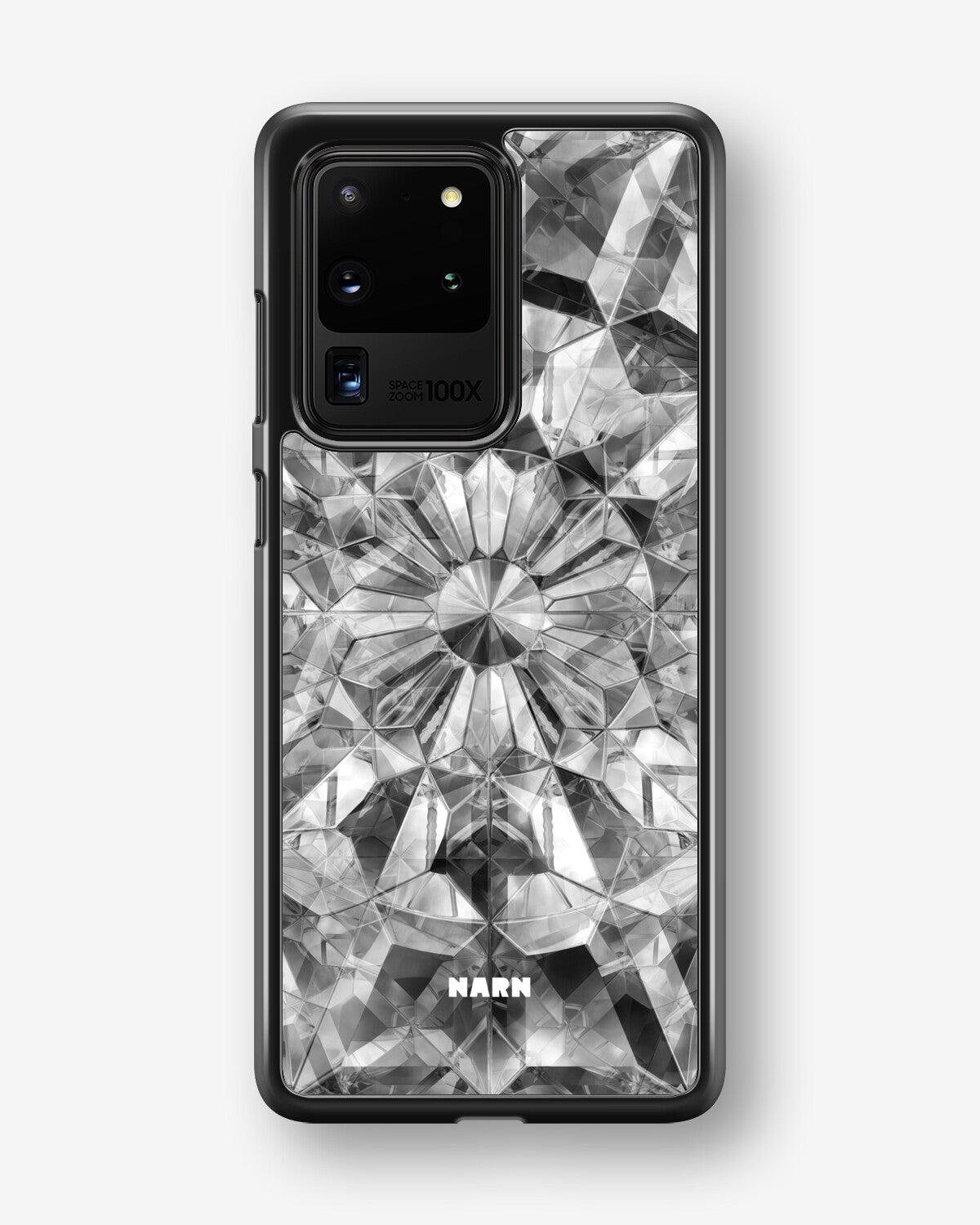 Samsung Galaxy S20 Ultra Hard Case – Grey Crystals - View 1