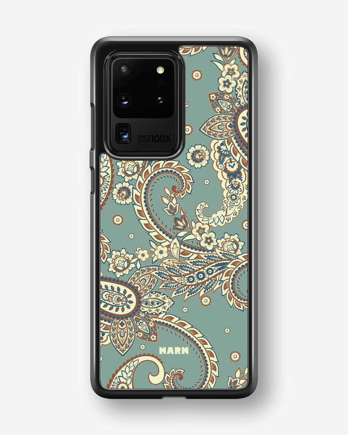 Samsung Galaxy S20 Ultra Hard Case – Paisley Green - View 1