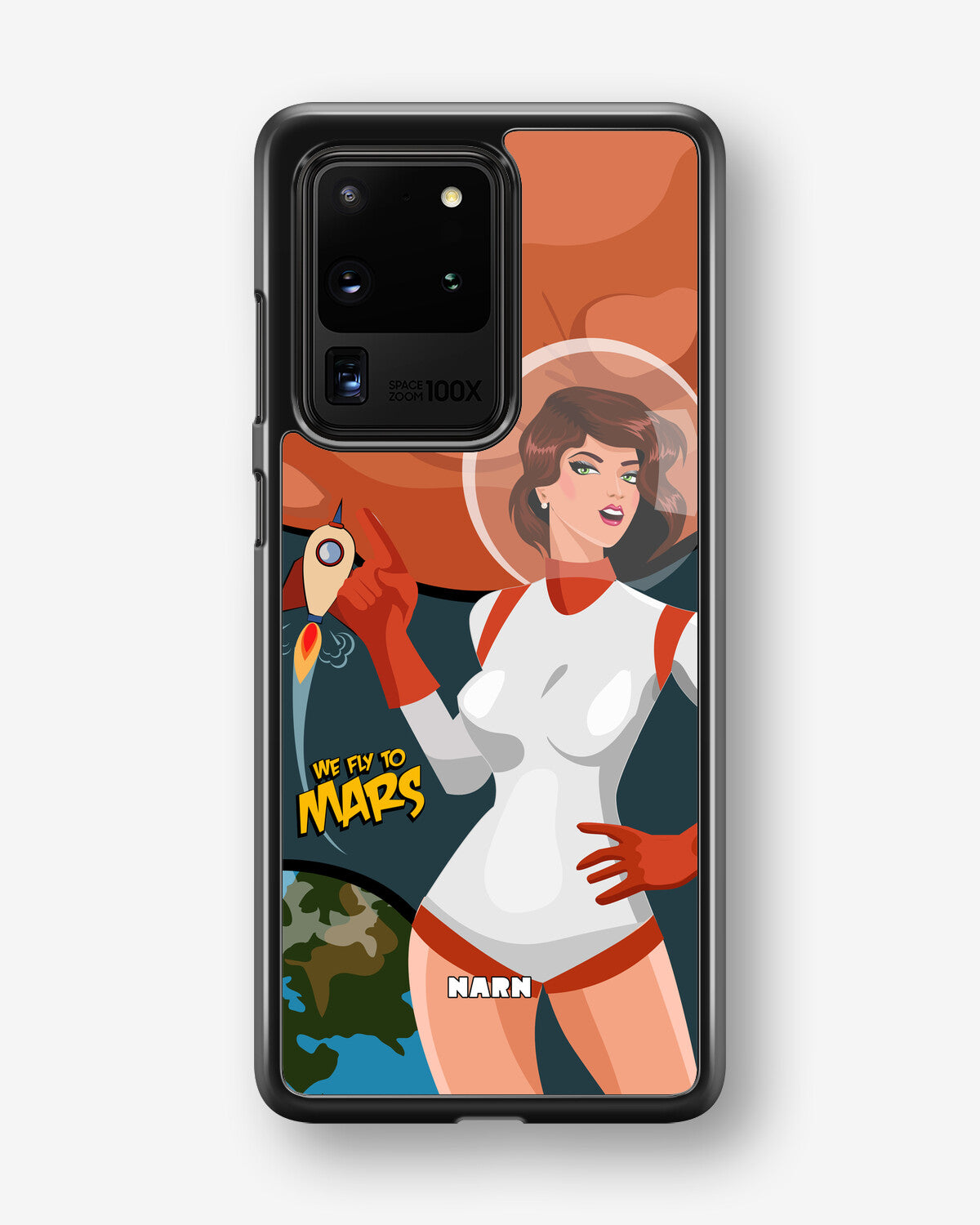 Samsung Galaxy S20 Ultra Hard Case – We Fly To Mars - View 1