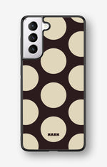 Samsung Galaxy S21 Hard Case – Bold Dots - View 1