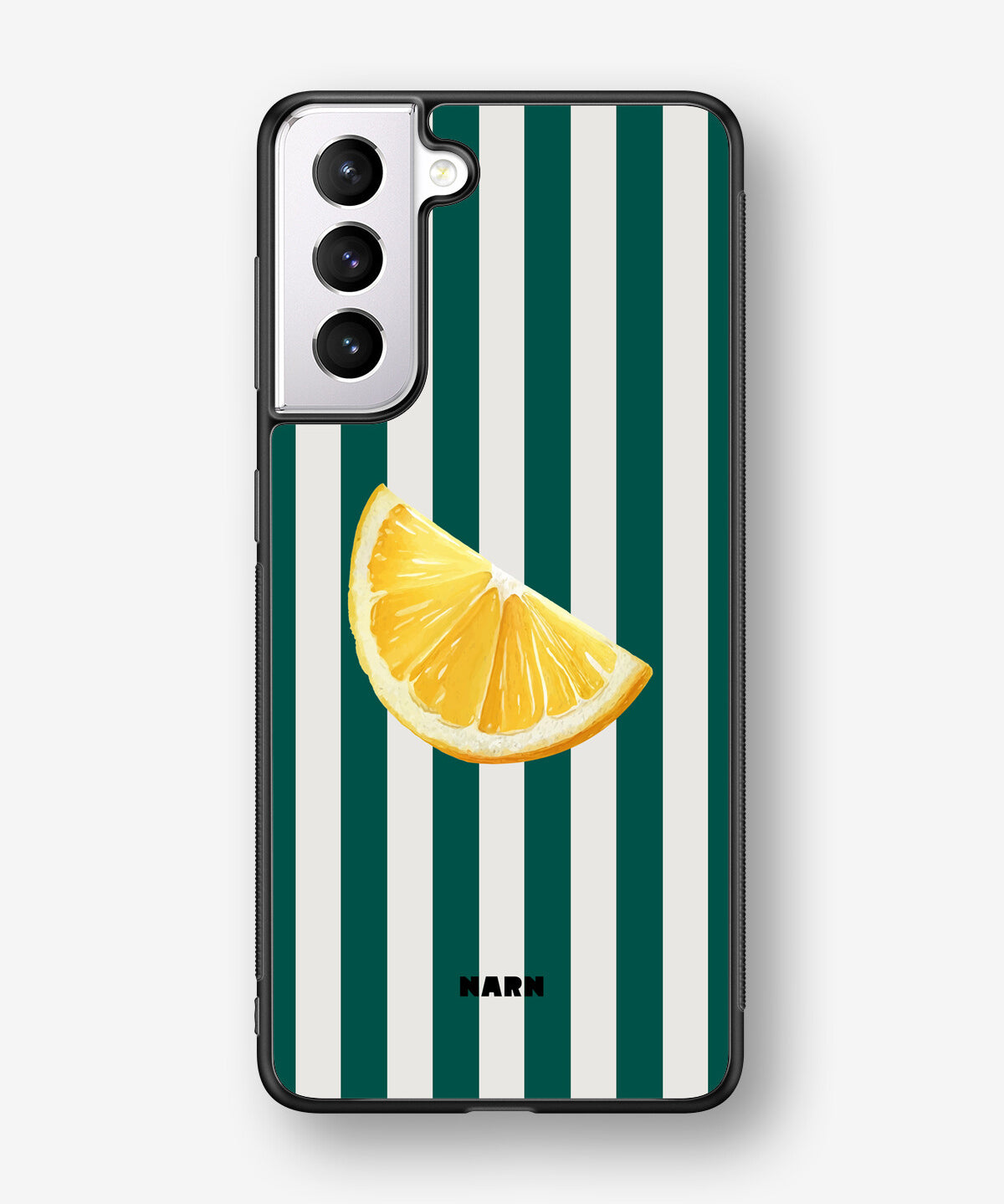 Samsung Galaxy S21 Hard Case – Lemon Stripes - View 1