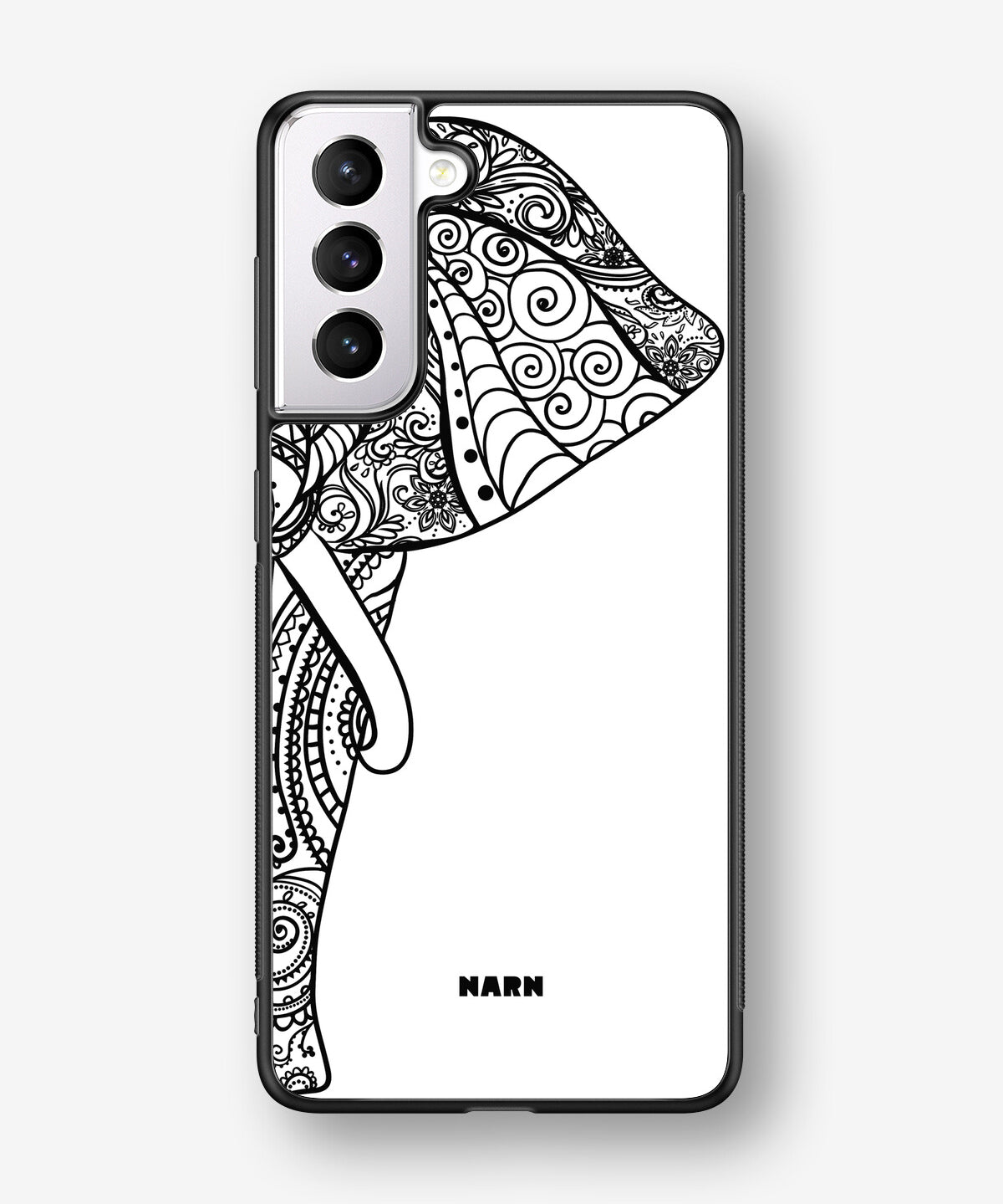 Samsung Galaxy S21 Hard Case – Mandala Elephant - View 1