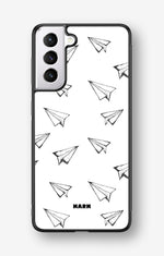 Samsung Galaxy S21 Hard Case – Paper Planes - View 1