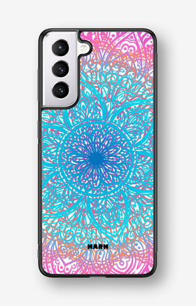 Samsung Galaxy S21 Hard Case – Pastel Mandala - View 1