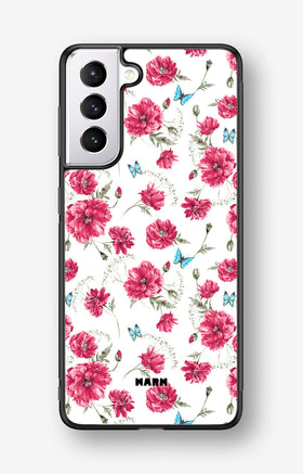 Samsung Galaxy S21 Hard Case – Poppies in Bloom - View 1